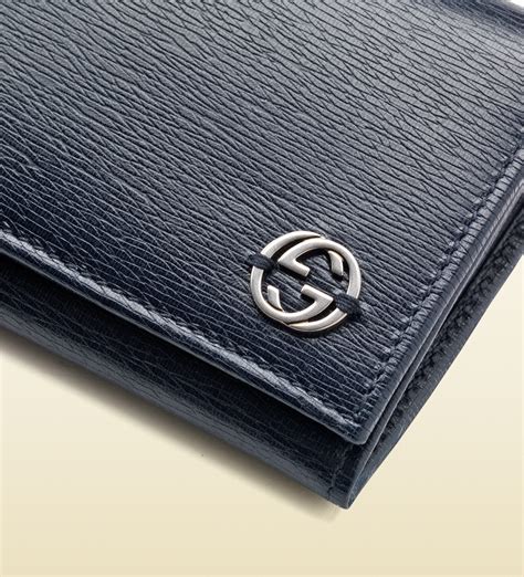 mens blue gucci wallet|Gucci garden wallet.